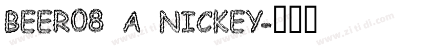 BEER08 A NICKEY字体转换